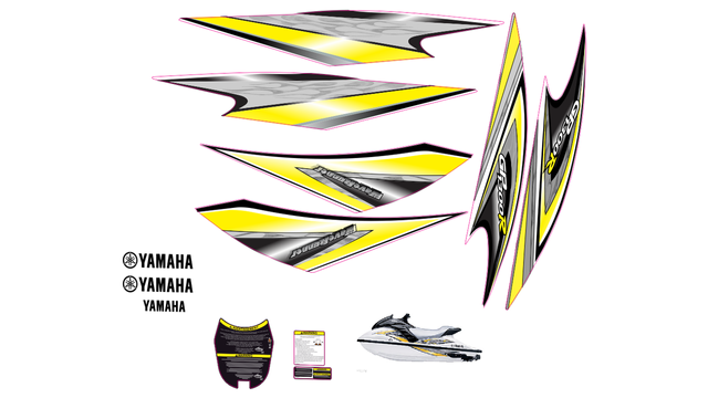 Kit de adhesivos para motos de agua