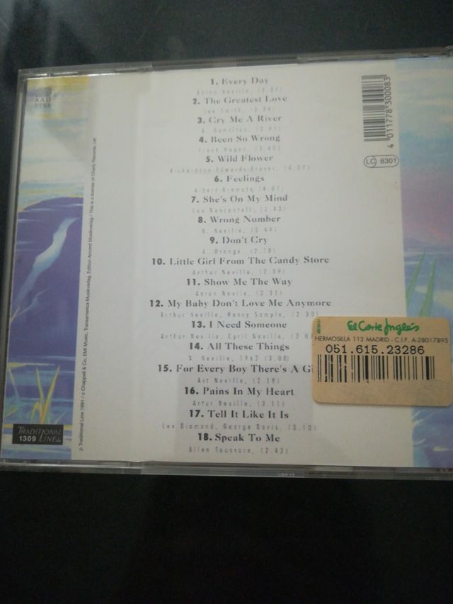 Aaron Neville CD. Cry Me a River