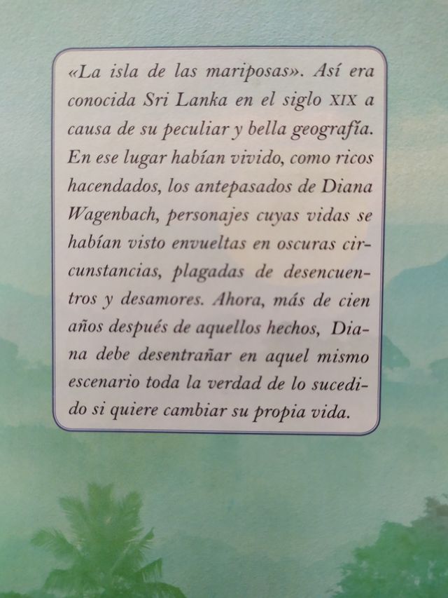 Libro: LA ISLA DE LAS MARIPOSAS