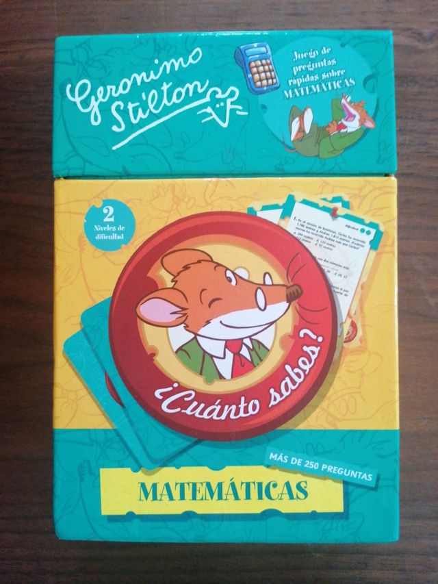 Juego de matemáticas Geronimo Stilton