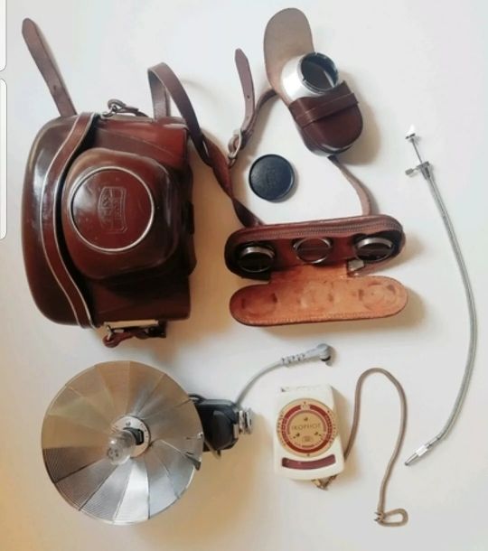 set Zeiss Ikon Contaflex I + accesorios