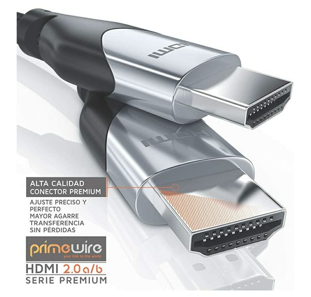 Cable HDMI 2.0  Mallado 2 Metros  4K