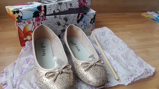 Bailarinas Manoletinas FOXY UP RoseGold t. 37