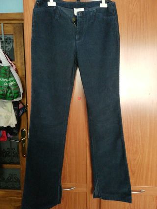Pantalones de pana de segunda mano en A Coruña en WALLAPOP Pantalón Mujer Vaquero La Martina en Rosa Claro de Segunda