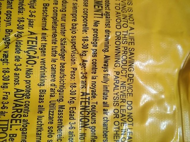 FLOTADOR - CHALECO HINCHABLE