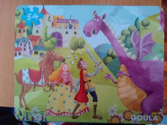 Puzzle de 54 piezas. Marca: Goula