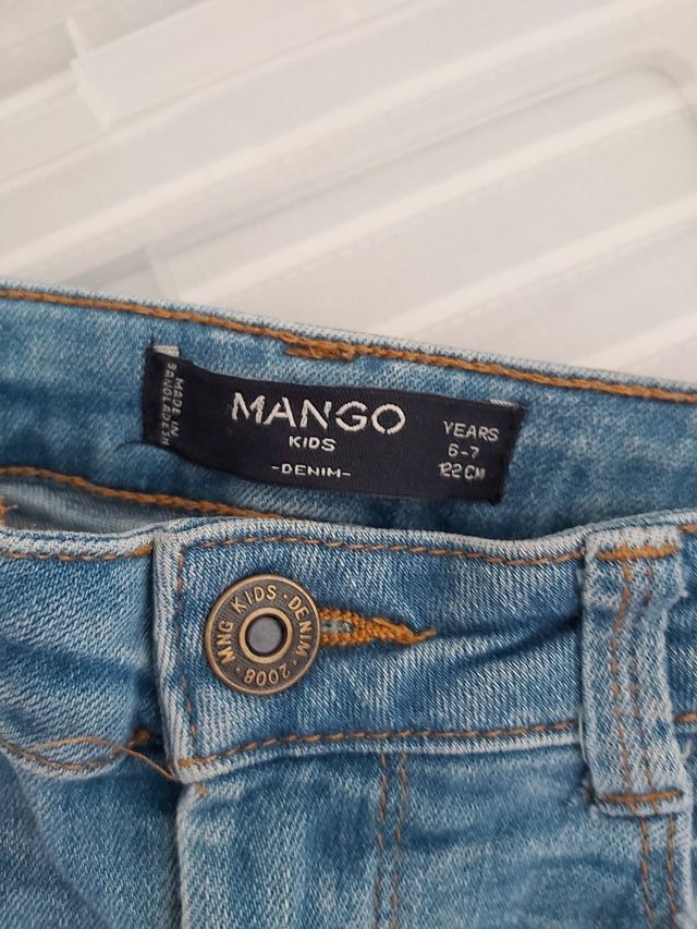 Vaquero niña pitillo MANGO 6-7