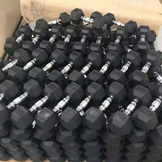 Mancuernas hexagonales y kettlebell !!