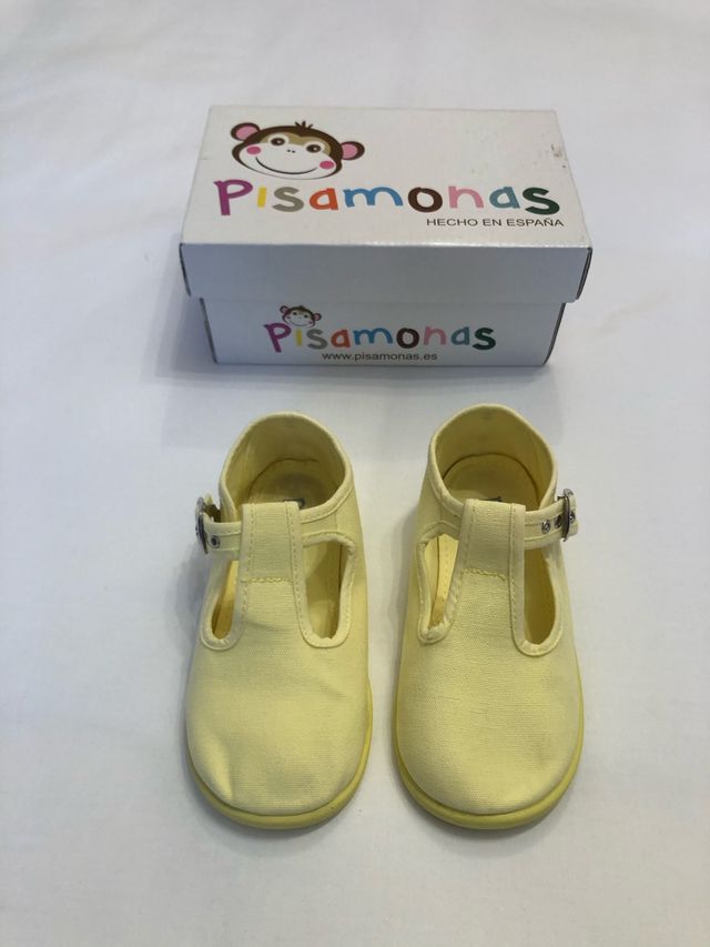 Pepitos lona color amarillo. Nº 25. Pisamonas