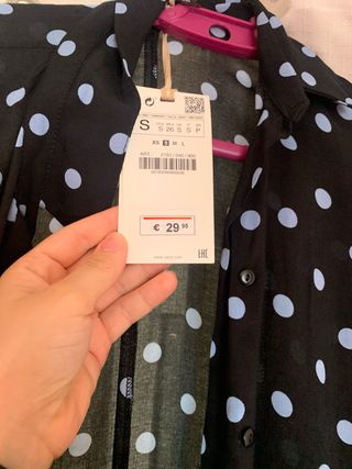 Camisas Zara de segunda mano en Castellón de la Plana en Camisa Estampada Zara de segunda mano por 5 € en Castellón