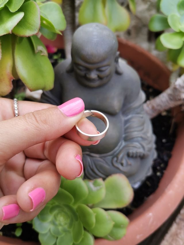 Bonito anillo Plata 925.T.9,10,11, 12,13 NUEVO