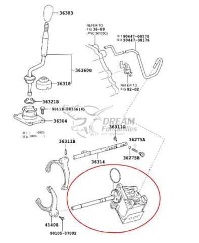 Toyota Land  Cruiser ACTUADOR TRANSFER