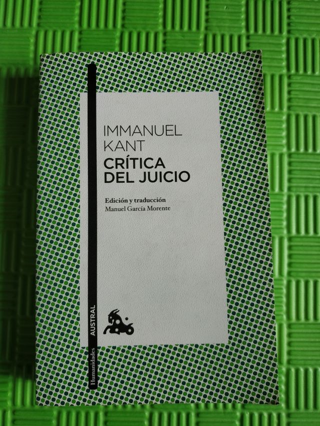 Crítica del juicio, Kant