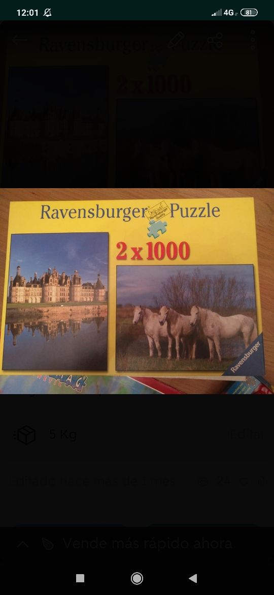 puzzle 1000 piezas pack 2