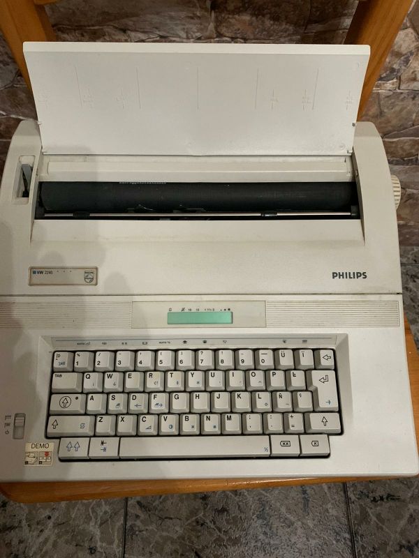 .máquina de escribir