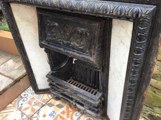 Chimenea antigua hierro fundido de segunda mano por 280 € en Bilbao en