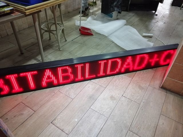 Cartel Leds Electrónico 226x30
