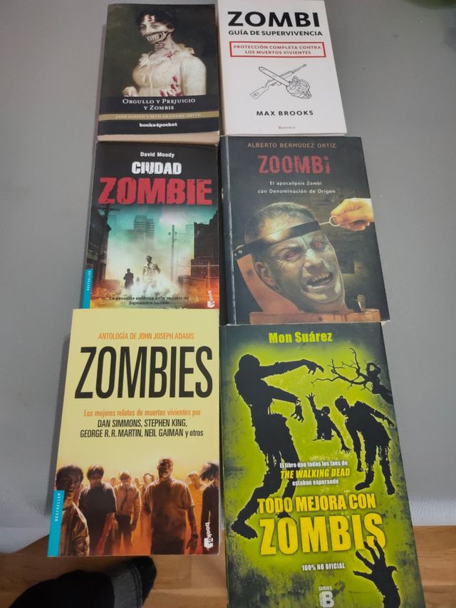 Pack 6 Libros Zombies