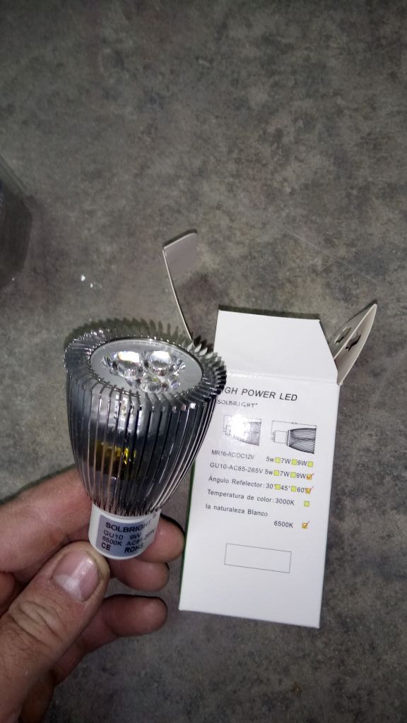 bombilla Led gu10 9w