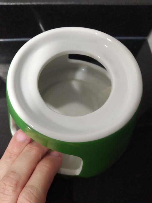 Fondue cerámica queso vela