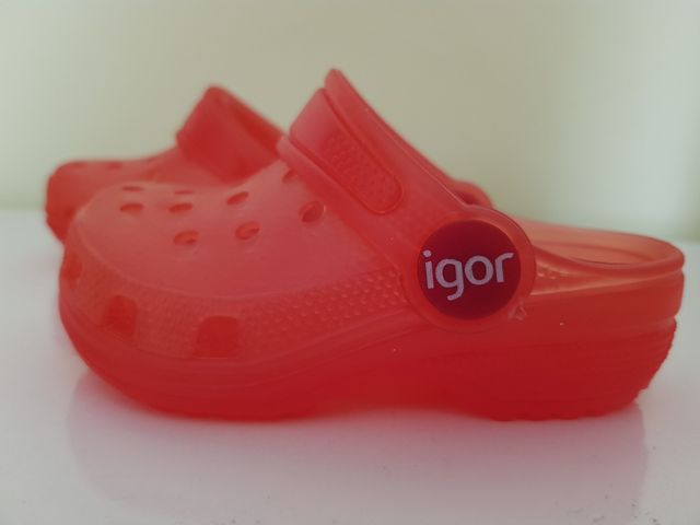 Zuecos cangrejeras IGOR, para niños, talla 20