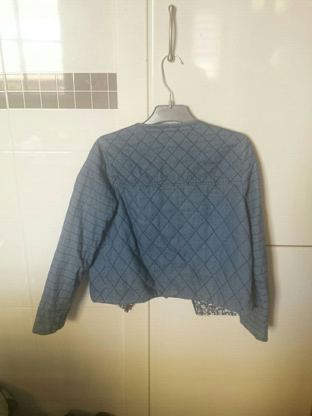 cazadora vaquera reversible de vertbaudet