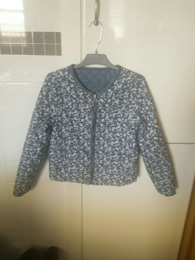 cazadora vaquera reversible de vertbaudet