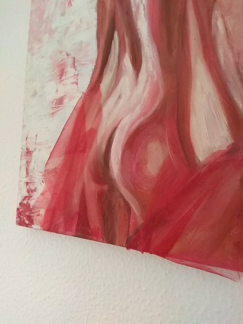 ÓLEO ORIGINAL CON RELIEVE