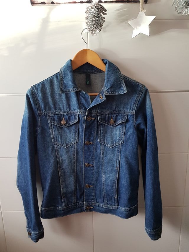 Cúal eficiencia Inocente CAZADORA VAQUERA BENETTON NIÑO 2XL de segunda mano por 9 € en Alcalá de Henares en WALLAPOP Cúal eficiencia Inocente CAZADORA VAQUERA BENETTON NIÑO 2XL de segunda mano por 9 € en Alcalá de Henares en WALLAPOP