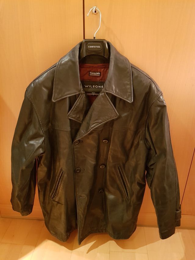 Chaqueta / cazadora de piel negra