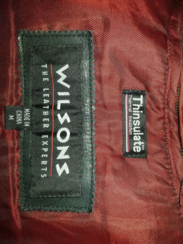 Chaqueta / cazadora de piel negra