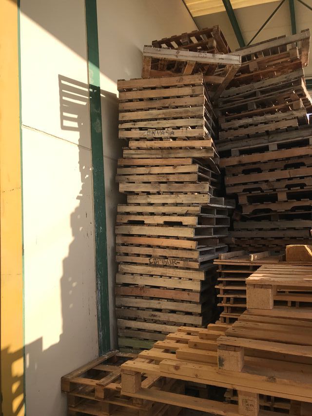 Palets de madera de segunda mano en Madrid en WALLAPOP