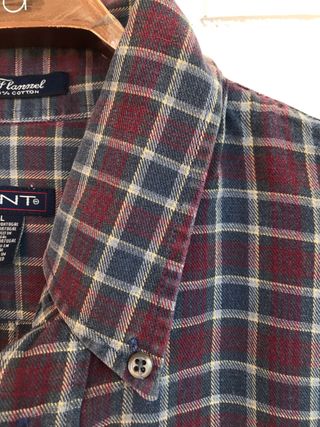 10 camisa cuadros GANT IVY FLANNEL talla XL de segunda mano 10 camisa cuadros GANT IVY FLANNEL talla XL de segunda mano