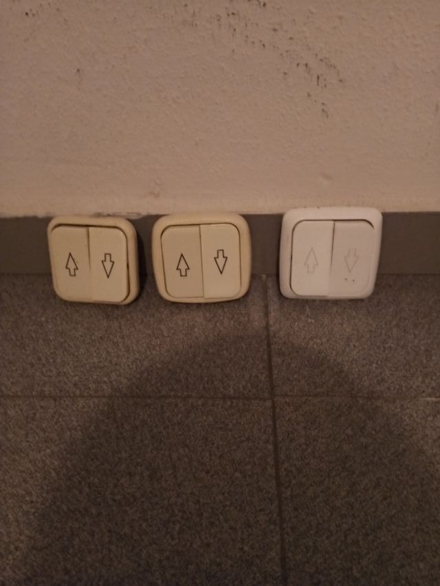 Lote interruptores electricos para persianas.