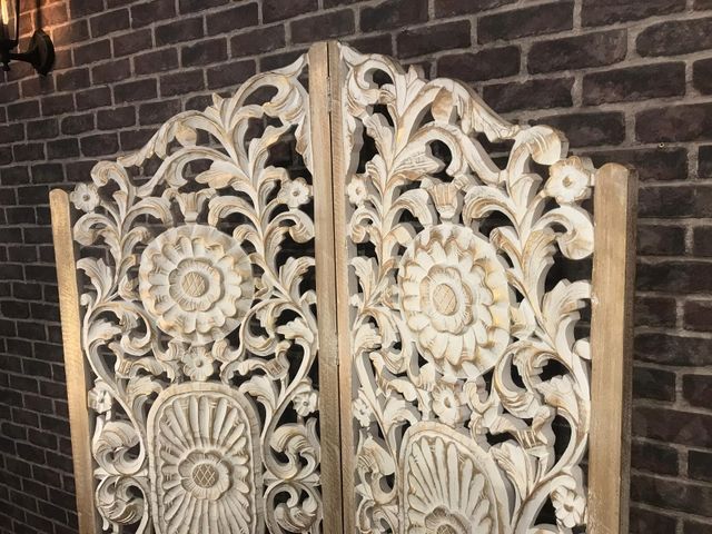 Biombo de madera de segunda mano en Barcelona en WALLAPOP