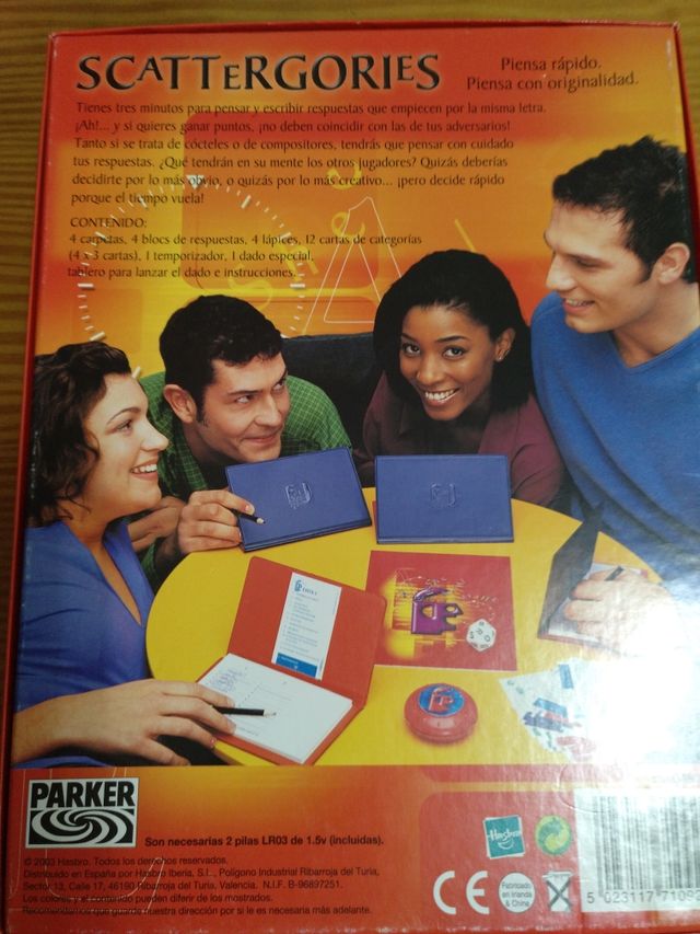 SCATTERGORIES juego de mesa NUEVO