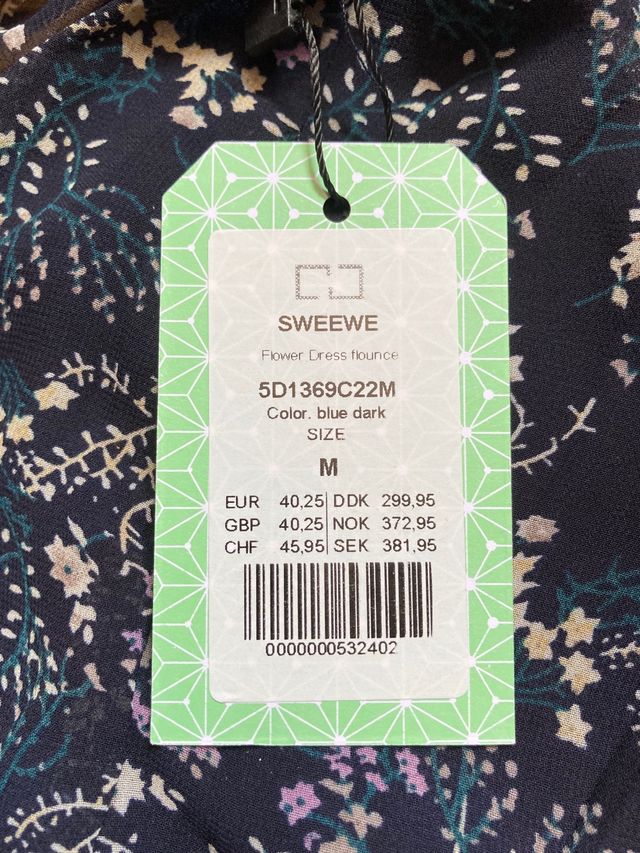 Vestido largo estampado floral