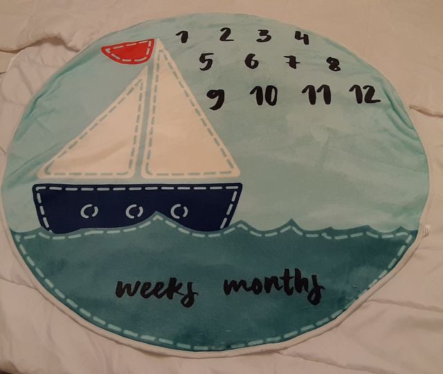 Mantita fotografía bebé hasta 12 meses