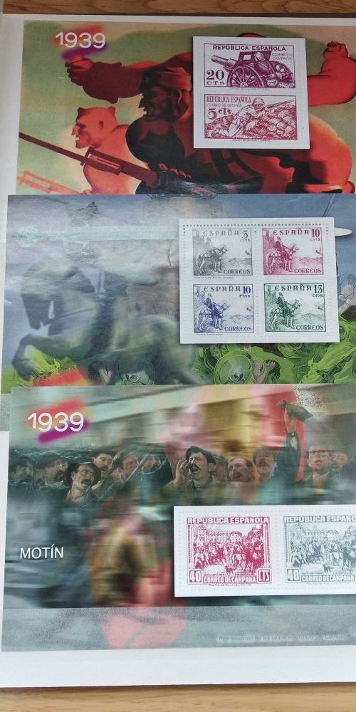 sellos de la guerra civil española 70 aniversario