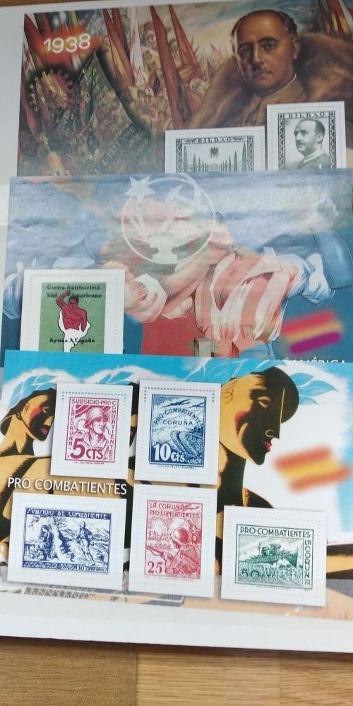 sellos de la guerra civil española 70 aniversario