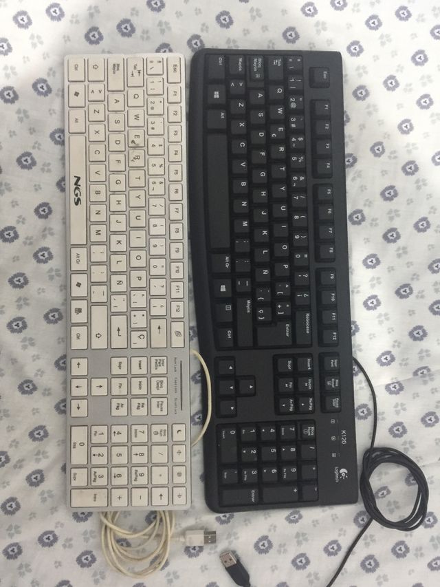 Teclados NGS Y LOGITETECH K120