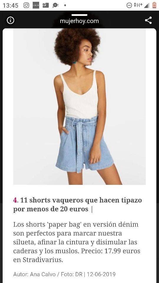 Short vaquero tM stradivarius Nuevo
