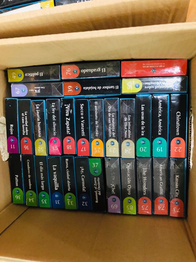 Lote 210 películas VHS