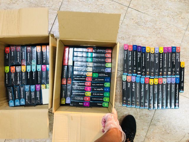 Lote 210 películas VHS