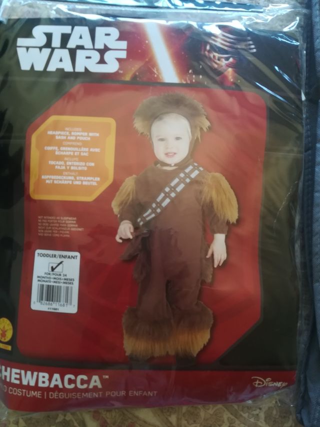 Disfraz Chewbacca Bebe Star Wars De Segunda Mano Por 15 Eur En Montornes Del Valles En Wallapop
