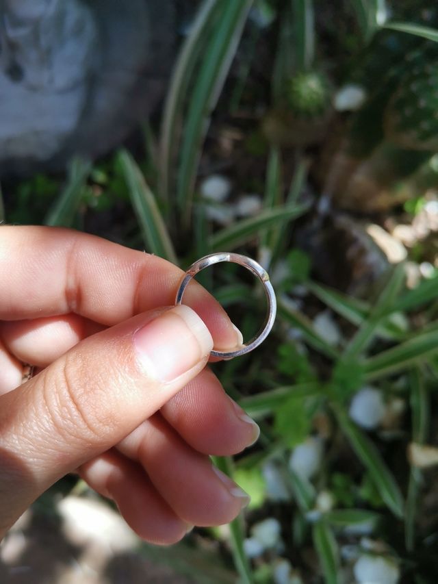 ♾️Anillo infinito en Plata Ley. NUEVO. T. 17-19