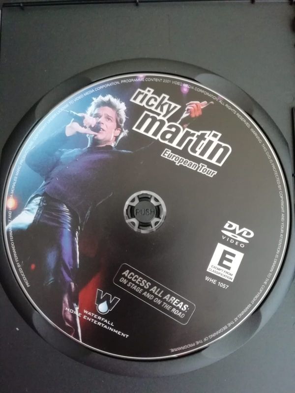 DVD RICKY MARTÍN European Tour