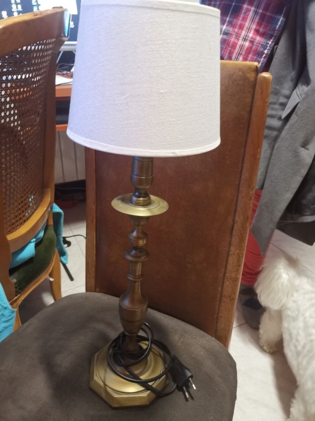 AUTENTICA lampara bronce