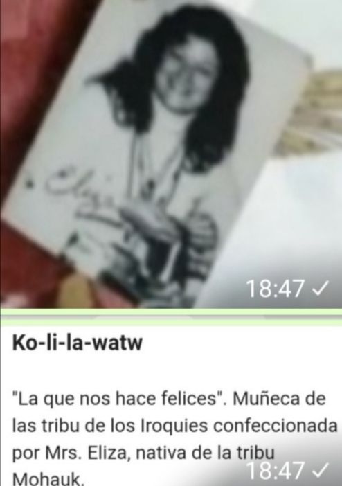 Auténtica Muñeca India KO-LI-LA-WATW.