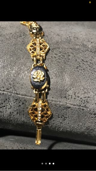 Pulsera de oro antigua en WALLAPOP Pulseras De Acero Y Oro Antigüedades, Usado en Mercado